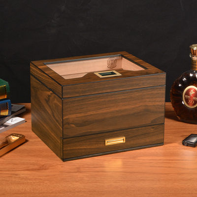 Τύπος ετικέτας πούρων Humidor Ρυθμίσιμη θερμοκρασία Διαφανές παράθυρο Αδιάβροχα ετικέτες