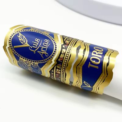 Αγορά Custom Logo Cigar Label with Full-automatic Production and Customized Shape for Premium Branding online manufacture