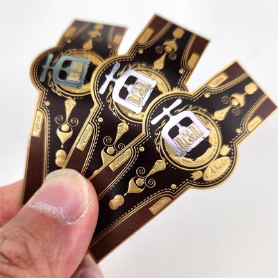 Καλή τιμή High Quality Cigar Printing Packaging Stickers Hot Stamping Cigar Labels σε απευθείας σύνδεση
